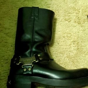 Pair of Black Harley Davidson size 9